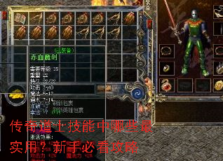 传奇道士技能中哪些最实用?新手必看攻略 传奇道士技能中哪些最实用?新手必看攻略