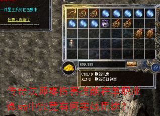 传奇法师零伤害技能在单职业微端中究竟有何实战用途? 传奇法师零伤害技能在单职业微端中究竟有何实战用途?