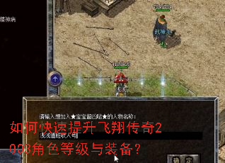 如何快速提升飞翔传奇2003角色等级与装备? 如何快速提升飞翔传奇2003角色等级与装备?